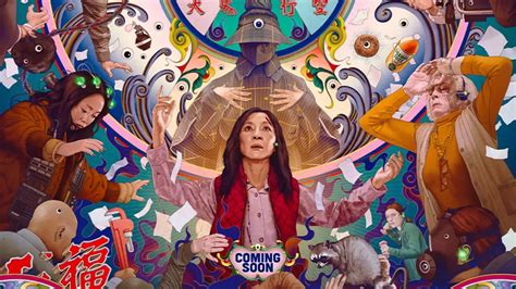 Everything Everywhere All at Once!  A mind-bending adventure through parallel universes starring Michelle Yeoh and Ke Huy Quan!